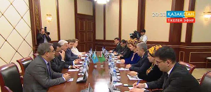 Қабиболла Жақыпов  Түркімен Мәжілісінің делегациясын қабылдады