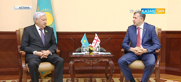 Мәжіліс төрағасы Қ.Жақыпов Грузия елшісімен кездесті