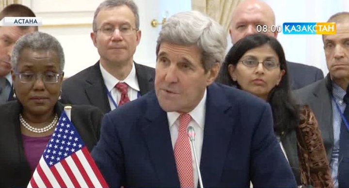 Госсекретарь США Джон Керри прилетел в Астану
