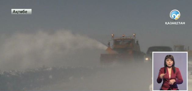 Ақтөбеде жолда қалған 500-ге жуық адам құтқарылды