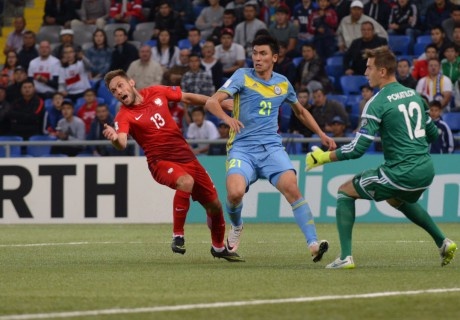                          Әлем чемпионатының іріктеу кезеңінде Қазақстан құрамасы Польша ойыншыларымен тең түсті (ВИДЕО)