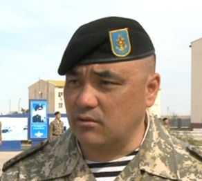 Ақтаудағы теңіз жаяу әскерінің қызметкерлері Астанадағы шеруге қатысады