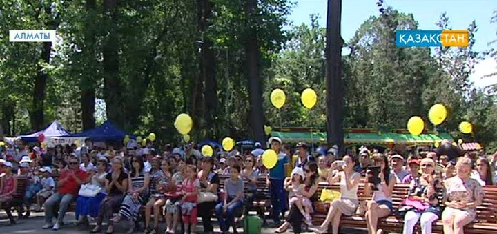 Астана күні Алматыда да мерекеленуде