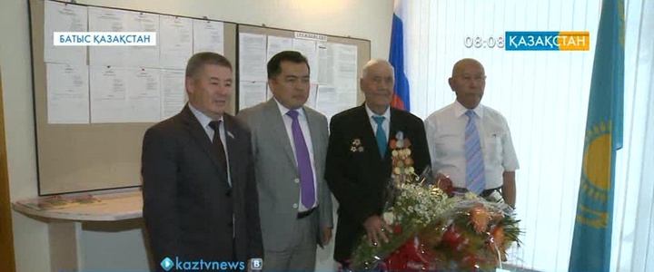 Батысқазақстандық соғыс ардагеріне 70 жылдан кейін медаль табысталды