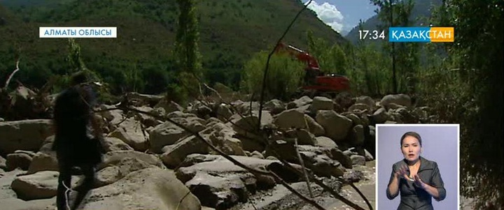 Алматы облысында бөгет жарылып, сел жүрді