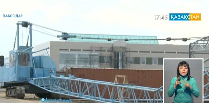 Павлодарда кран құлап жұмысшы қайтыс болды