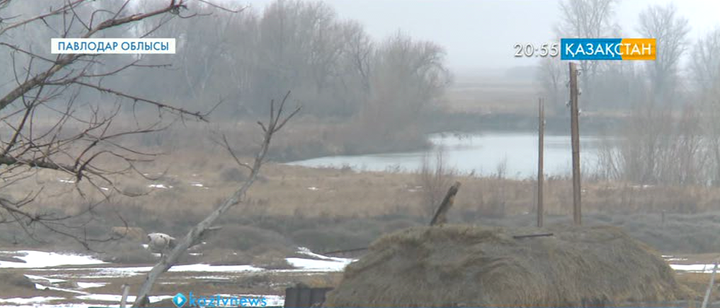 Ертіс тасып, малдың қысқы шөбі су астында қалды