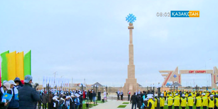 Қармақшы ауданында «Мәңгілік ел» монументі ашылды