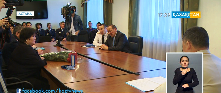 Қызметін атқару кезінде қаза тапқан полицей «Айбын» орденімен марапатталды