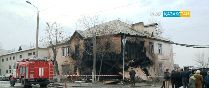 Шымкентте тұрғын үйде жарылыс болды