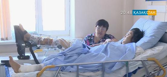 Ұшақ апатынан аман қалған Әсем Шаяхметова палатаға шығарылды