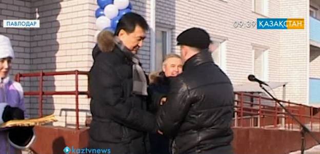 Ақсу қаласында көпқабатты жаңа тұрғын үй пайдалануға берілді