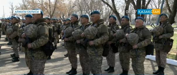 В Алматинской области проходят учения «Степной орел-2015»