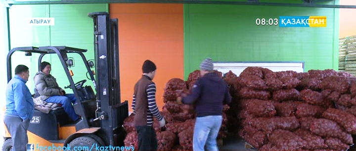 Атыраудағы азық-түлік қоймасында 10 мың тоннаға дейін өнім сақтауға болады