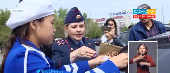 Астанада «Назар аударыңыз, жаяу жүргінші» акциясы өтті