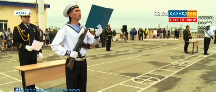 Ақтауда сарбаздар ант қабылдады