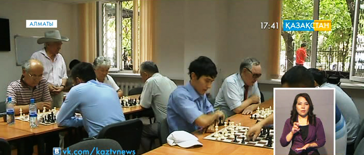 Жансая Әбдімәлік атындағы Шахмат академиясында журналистер арасында шахматтан жарыс өтті