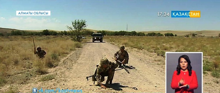 Қапшағай қаласы маңында инженер-саперлердің далалық жиыны өтуде