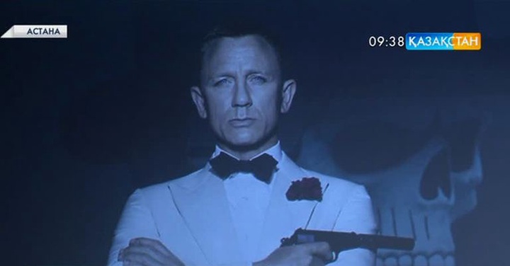 Состоялся предварительный показ фильма «007: Спектр» на казахском языке