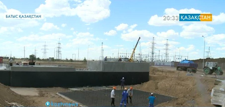 Орал өңірінде газтурбиналық электр станциясы салынуда