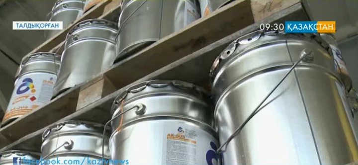 Талдықорғанда жол жиегіне қажет бояудың 20-дан астам түрі өндіріледі