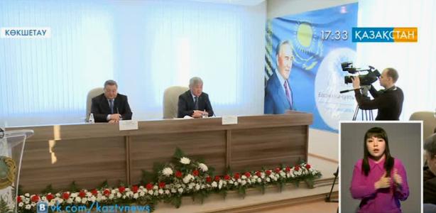 Бердібек Сапарбаев Ақмола облысындағы кірпіш зауытының жұмысымен танысты