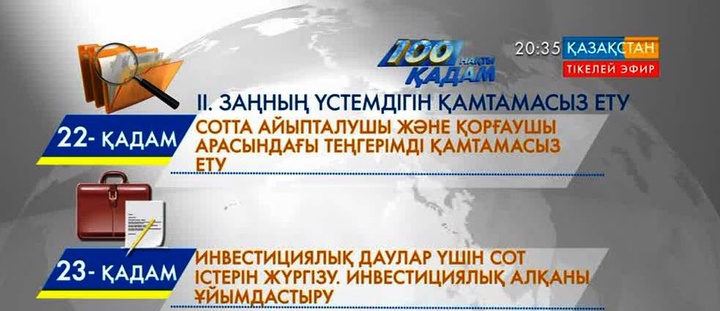 Астанада AIFC халықаралық арбитраждық орталығын құру - «100 нақты қадамдағы» міндеттердің бірі