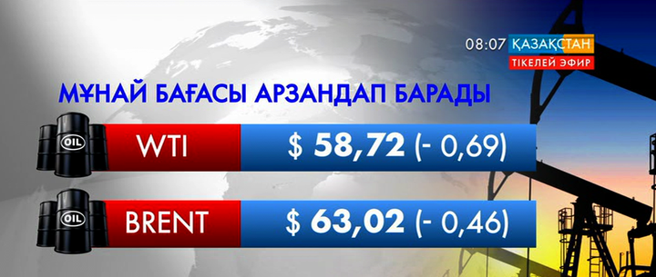 Мұнай бағасы арзандады