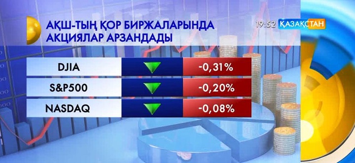 АҚШ-тың қор биржаларында акциялар арзандады