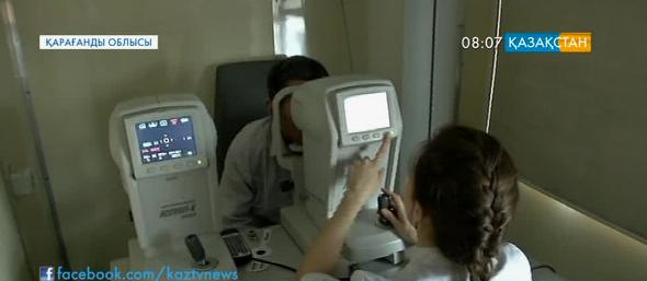 Медицинский поезд «Саламатты Қазақстан» прибыл в Карагандинскую область