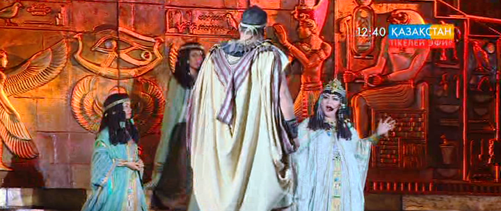 Елордада алғаш рет «Open air» форматында атақты Италия композиторы Джузеппе Вердидің «Аида» операсы сахналанды