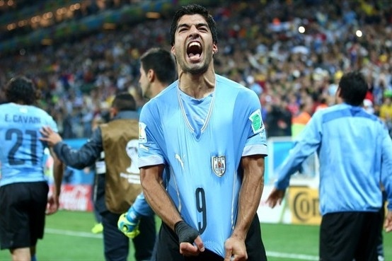 Уругвай-Англия - 2:1 (ВИДЕО)