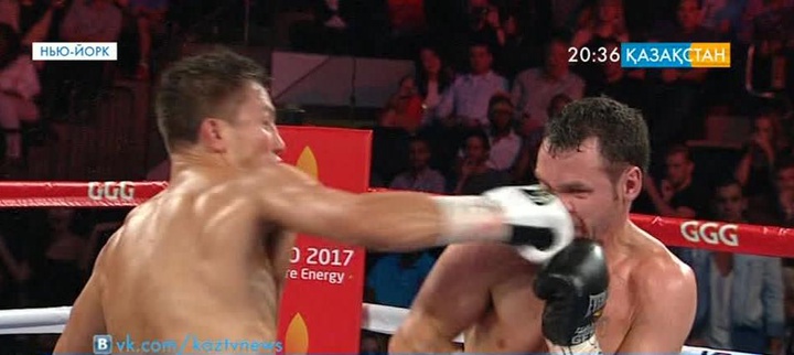Геннадий Головкин Дэниэл Гилді 3-ші раундта нокаутқа жіберді (ВИДЕО)