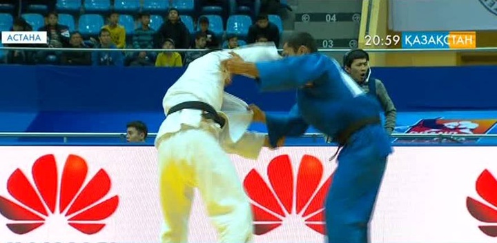 Астанада дзюдодан Гран-при жарысы өтуде