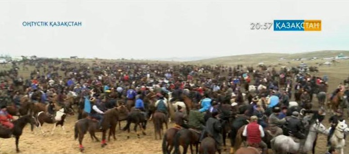 Оңтүстік Қазақстан облысында жаппай көкпардан жарыс өтті