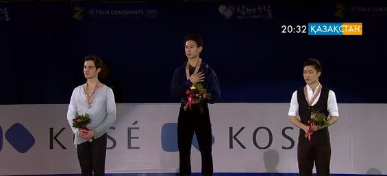 Денис Тен мәнерлеп сырғанаудан «Төрт құрлықтың чемпионы» атанды (ВИДЕО)