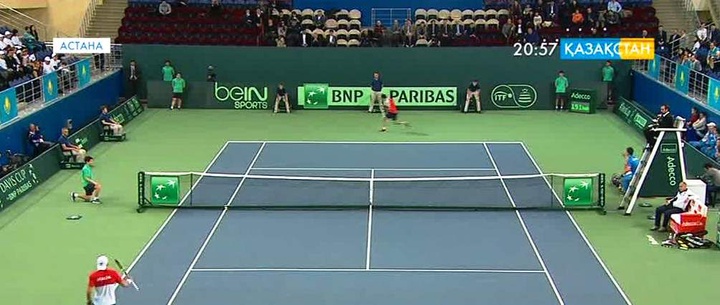 Дэвис Кубогы. Қазақстан - Италия - 3:2 (ВИДЕО)