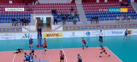 Талдықорғанда волейболдан Ұлттық лиганың әйелдер командалары сынға түсуде