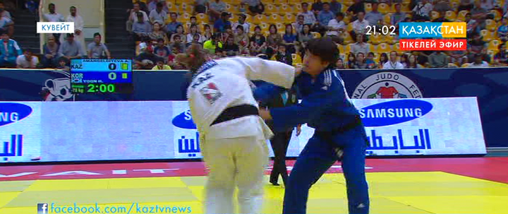 Кувейт астанасы Эль-Кувейтте дзюдо күресінен жекелей салмақтағы бәсекелер аяқталды