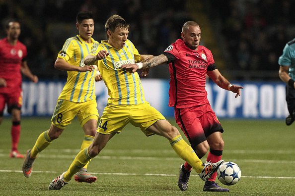 Лига чемпионов. «Астана» в домашнем матче сыграла вничью с турецким «Галатасараем» со счетом 2:2