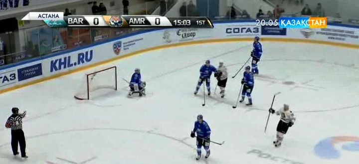 Астаналық «Барыс» кезекті кездесуін Хабаровск қаласының «Амур» командасымен өткізді