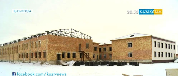 Қызылорда облысының Жалағаш ауданындағы мектеп құрылысы созылып барады
