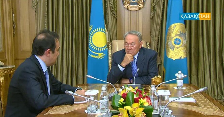 Нұрсұлтан Назарбаев Кәрім Мәсімовті қабылдады