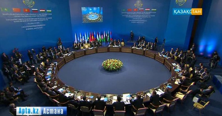 Арқа төсінде Шанхай Ынтымақтастық Ұйымына мүше мемлекеттер Үкімет басшыларының 13-ші кеңесі өтті