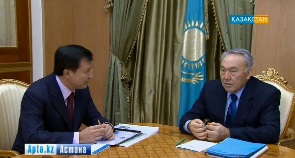 Нұрсұлтан Назарбаев Астана қаласы әкімін  қабылдады