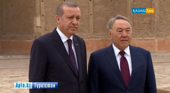 Нұрсұлтан Назарбаев пен Реджеп Тайып Ердоған Түркістанға барды