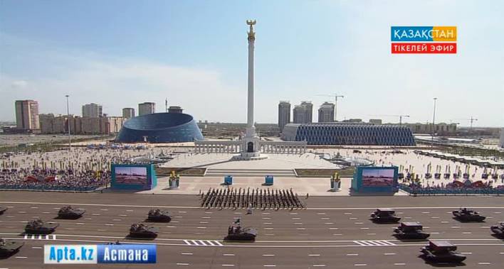 7 мамыр күні Елордада әскери парад өтті