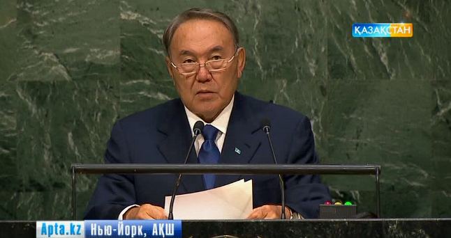 Қазақтың тілі тариxта тұңғыш рет  БҰҰ бас мінберінен естілді