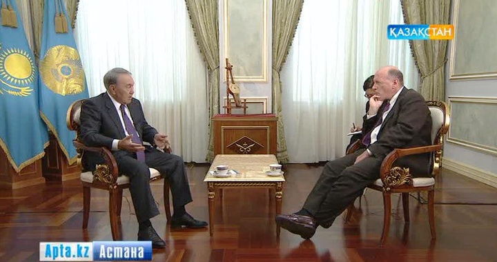 Украина мәселесі Елбасының Францияның «Ле Фигаро» газетіне берген сұхбатында да сөз болды (ВИДЕО)