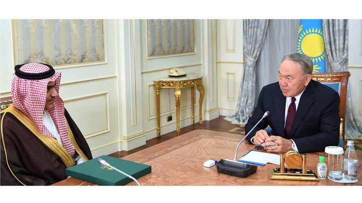 Мемлекет басшысы Сауд Арабиясы Корольдігінің Парсы-араб шығанағы істері жөніндегі мемлекеттік министрі Самер Әл-Сабханмен кездесті